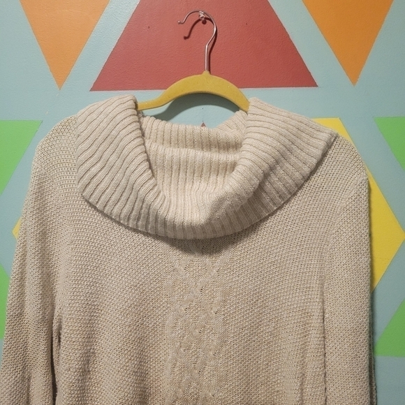 CJ Banks Women's Cowl Neck Sweater With Ombre Fade Size 1x - Picture 6 of 9